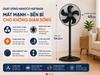 Quạt Đứng Bán Công Nghiệp Nanoco Bạc Đạn 70W 5 Cánh Màu Đen NSF1860K