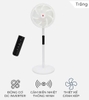 Quạt Đứng Lửng KDK, Có remote HN30V