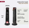 Quạt sưởi gốm điều khiển bằng giọng nói Fujihome FH3303
