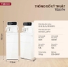 Cây nước nóng lạnh kết hợp bàn pha trà, cafe Fujihome TB237N