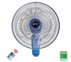 Quạt treo tường Tico MS 48W điều khiển từ xa màu  kem, xám đậm,  đỏ mận,  xanh.