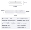 Bộ Sạc Magsafe Dual HOCE 2 in 1 Cho Điện Thoại iPhone 12, 12 Pro Max, Apple Watch chuẩn Không Dây Qi 15W