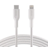 Cáp sạc nhanh Belkin Braided MFi C to Lightning 2 Mét