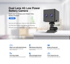 Camera 4g dùng sim Vstarcam CB75D pin sử dụng đến 10 ngày, ống kính kép zoom 6x, đàm thoại 2 chiều