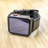 Ốp kính cường lực vân carbon đen dành cho Apple Watch
