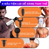 Súng Massage Fascial Gun - 4 Đầu 6 Chế Độ Fascial Giảm Cơ Căng Cơ Trị Nhức Mỏi Vai Gáy