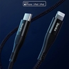 Cáp sạc ngắn 25cm USB-C to Lightning chính hãng BENKS
