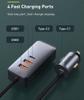 Tẩu sạc siêu nhanh 120W Baseus Share Together PPS multi-port Fast charging car charger with extension cord