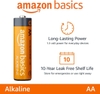 Pin tiểu AAA Alkaline hàng Amazon Basics ( Mỹ )