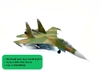 Mô hình máy bay Sukhoi Su30 tỷ lệ 1/100