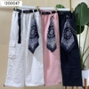 QUẦN BAGGY KAKI KÈM KHĂN