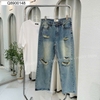 QUẦN DENIM & MYLIFE - JEAN SUÔNG RÁCH QJ21