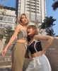 ÁO THUN CROPTOP DÂY