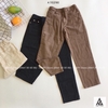 QUẦN BAGGY JEAN LƯNG THUN TRƠN MÀU
