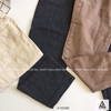 QUẦN BAGGY JEAN LƯNG THUN TRƠN MÀU