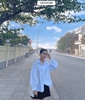 ÁO SƠ MI TAY BÈO TRẮNG