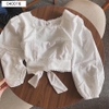 ÁO KIỂU CROPTOP BUỘC NƠ