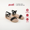 SANDAL NỮ QUAI NGANG |PUDI| ĐẾ ĐÚC ĐI MƯA 3CM - 9345