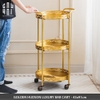 XE ĐẨY QUẦY BAR HUDSON - GOLDEN HUDSON LUXURY BAR CART