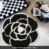 THẢM CHÂN BLACK ROSE 80CM