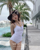 Đồ bơi nữ liền thân nhún màu trắng | DỨA BIKINI & SPORTWEAR
