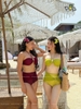 Đồ Bơi Nữ Hai Mảnh Cạp Cao Phối Lưới Nữ Tính - LAIYA BIKINI SET | DỨA BIKINI & SPORTWEAR