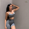 Set tập thể thao cao cấp quần đùi 2 dây