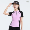 Đồ bơi nữ hai mảnh tay ngắn quần đùi 2 lớp dáng thể thao năng động đi bơi | DỨA BIKINI & SPORTWEAR