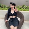 Kaylin Bikini Set | Đồ bơi nữ ba mảnh dáng váy xòe phối khoác tay dài dễ thương | DỨA BIKINI & SPORTWEAR