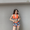 Sporty Bikini | Đồ bơi hai mảnh quần đùi kiểu áo cột cổ | Dứa Bikini & Sportwear