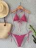 Đồ Bơi Nữ Hai Mảnh Cạp Thấp Chất Thun Gân  | DỨA BIKINI & SPORTWEAR