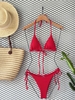 Đồ Bơi Nữ Hai Mảnh Cạp Thấp Chất Thun Gân  | DỨA BIKINI & SPORTWEAR
