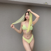 Tiny Bloom | Đồ bơi nữ ba mảnh hoa nhí vàng | DỨA BIKINI & SPORTWEAR