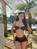 Đồ Bơi Nữ Ba Mảnh Quần Đùi Màu Nâu Ngọt Ngào - CHOCO BIKINI | DỨA BIKINI & SPORTWEAR