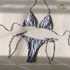 Đồ Bơi Nữ Hai Mảnh Cạp Thấp Họa Tiết Sang Chảnh - SOLAR FEVER | DỨA BIKINI &SPORTWEAR