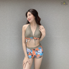 Sporty Bikini | Đồ bơi hai mảnh quần đùi kiểu áo cột cổ | Dứa Bikini & Sportwear