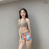 Sporty Bikini | Đồ bơi hai mảnh quần đùi kiểu áo cột cổ | Dứa Bikini & Sportwear