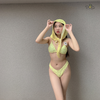 Tiny Bloom | Đồ bơi nữ ba mảnh hoa nhí vàng | DỨA BIKINI & SPORTWEAR
