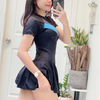 Đồ bơi nữ hai mảnh dáng váy xòe tay ngắn | DỨA BIKINI & SPORTWEAR