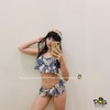 Đồ bơi nữ hai mảnh cạp thấp màu hồng xinh | DỨA BIKINI & SPORTWEAR
