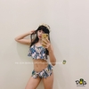 Đồ bơi nữ hai mảnh cạp thấp màu hồng xinh | DỨA BIKINI & SPORTWEAR