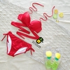 Đồ bơi nữ hai mảnh cạp thấp gọng chéo nâng ngực | DỨA BIKINI & SPORTWEAR