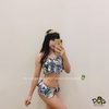 Đồ bơi nữ hai mảnh cạp thấp màu hồng xinh | DỨA BIKINI & SPORTWEAR