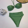 Glam Bikini Set | Đồ bơi nữ hai mảnh cạp cao phối khoen quyến rũ | DỨA BIKINI & SPORTWEAR