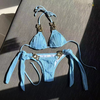 Đồ bơi nữ hai mảnh cạp thấp phối khoen | DỨA BIKINI & SPORTWEAR