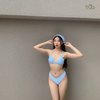 Lovely Blosssom | Đồ bơi nữ ba mảnh hoa nhí xanh | DỨA BIKINI & SPORTWEAR