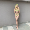Tiny Bloom | Đồ bơi nữ ba mảnh hoa nhí vàng | DỨA BIKINI & SPORTWEAR