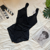 Đồ bơi nữ liền thân basic nhún xéo eo | DỨA BIKINI & SPORTWEAR