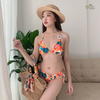 Đồ bơi nữ ba mảnh hoa cam kèm khăn | DỨA BIKINI & SPORTWEAR
