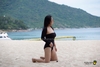 Đồ bơi nữ liền thân màu den | DỨA BIKINI & SPORTWEAR